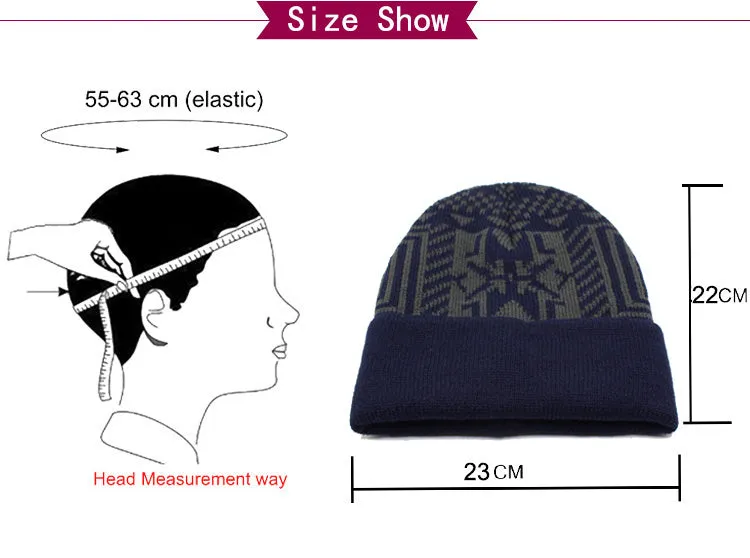 2 Piece Winter Knitted Beanie and Scarf