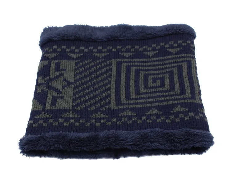 2 Piece Winter Knitted Beanie and Scarf