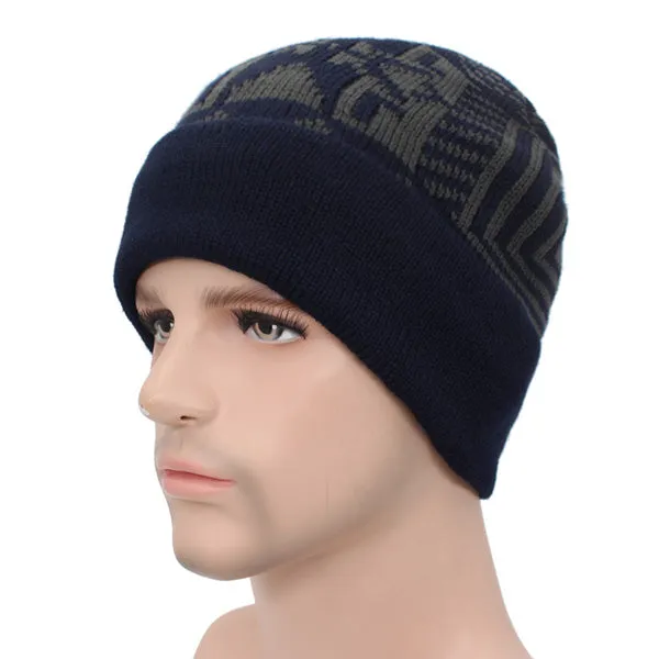 2 Piece Winter Knitted Beanie and Scarf