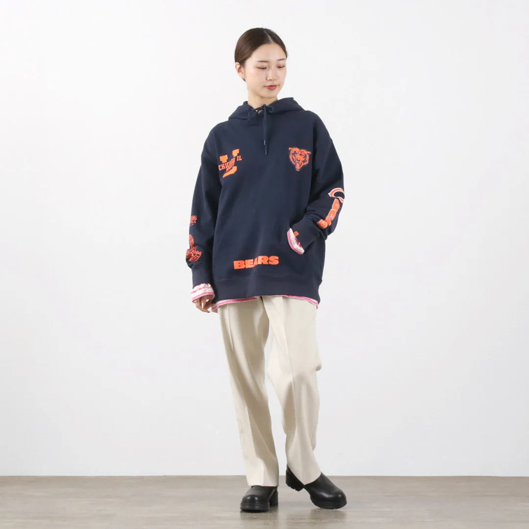 【50％OFF】UNIVERSAL OVERALL（ユニバーサルオーバーオール） CHICAGO BEARS×UNIVERSAL OVERALL スウェット フーディー