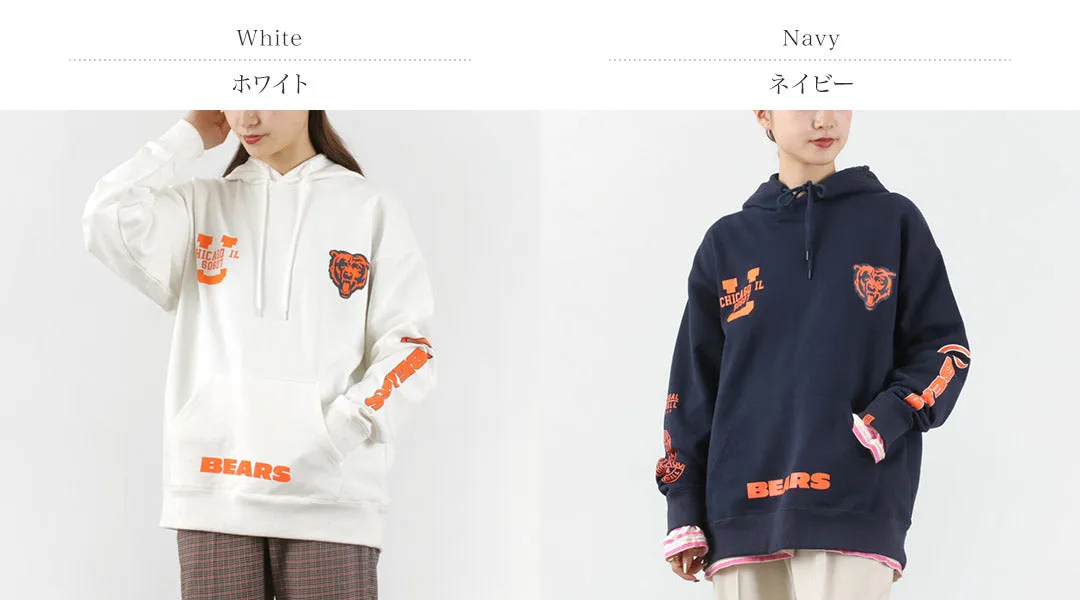 【50％OFF】UNIVERSAL OVERALL（ユニバーサルオーバーオール） CHICAGO BEARS×UNIVERSAL OVERALL スウェット フーディー
