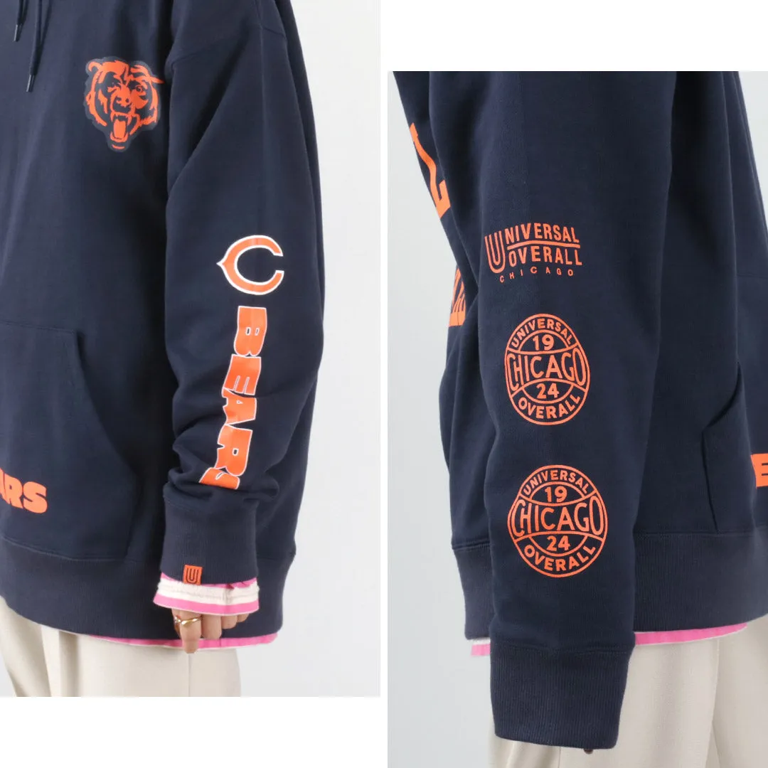 【50％OFF】UNIVERSAL OVERALL（ユニバーサルオーバーオール） CHICAGO BEARS×UNIVERSAL OVERALL スウェット フーディー