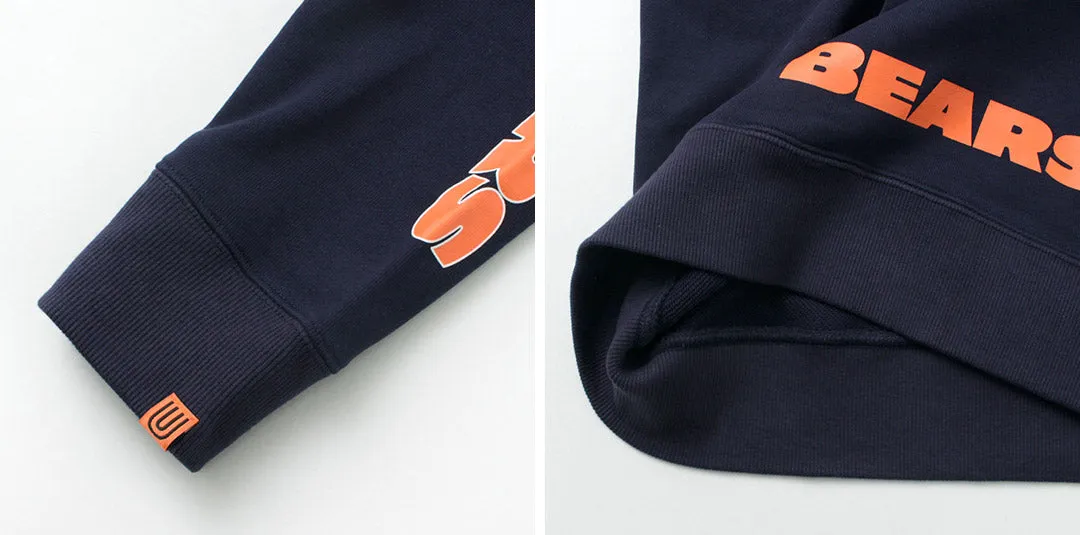 【50％OFF】UNIVERSAL OVERALL（ユニバーサルオーバーオール） CHICAGO BEARS×UNIVERSAL OVERALL スウェット フーディー