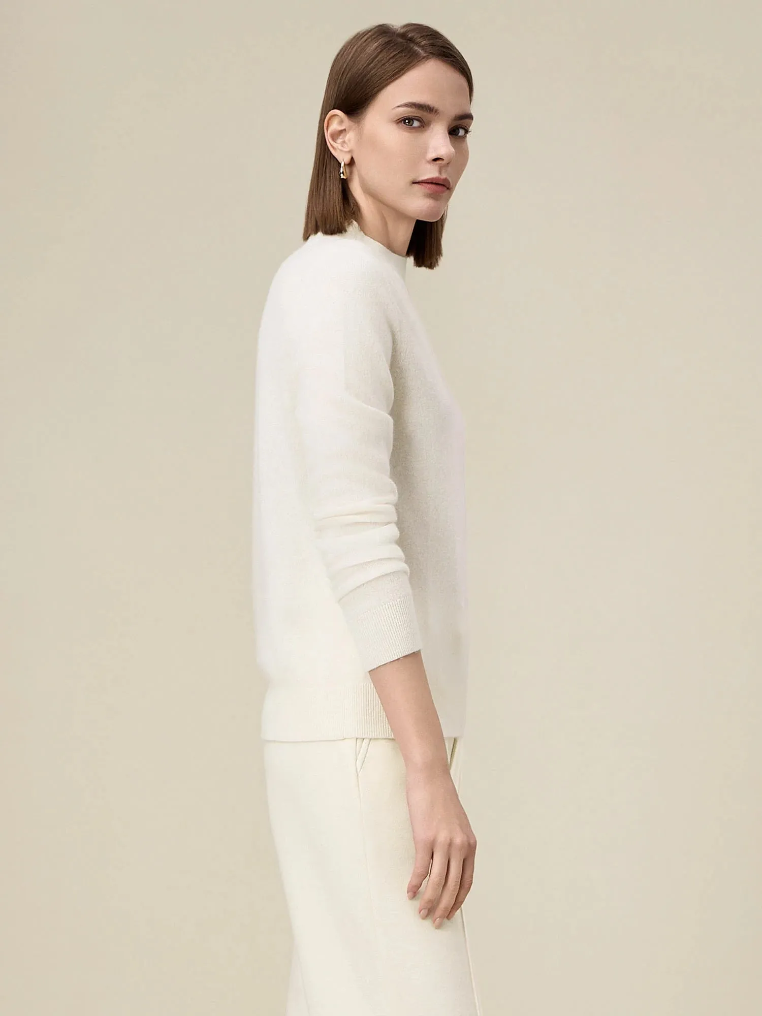 Amoretu Women's 90% Wool Long Sleeve Knit Sweater