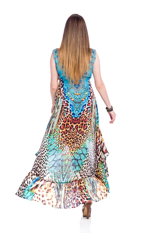 Animal Print High low dress