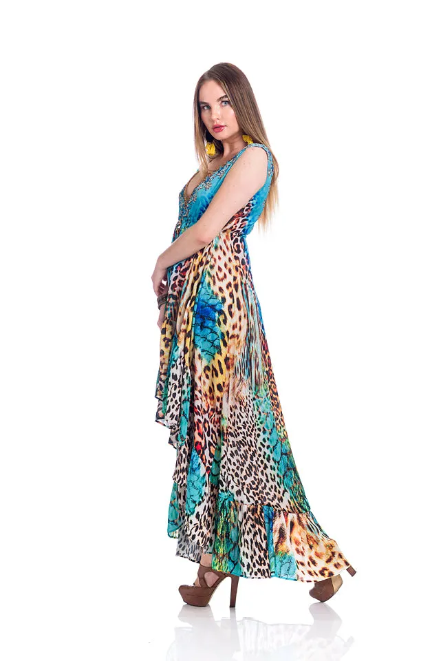 Animal Print High low dress