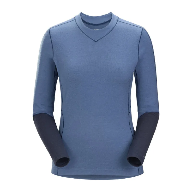 Arc'teryx Rho Wool Long Sleeve Crew Women's - Moonlit Black Sapphire