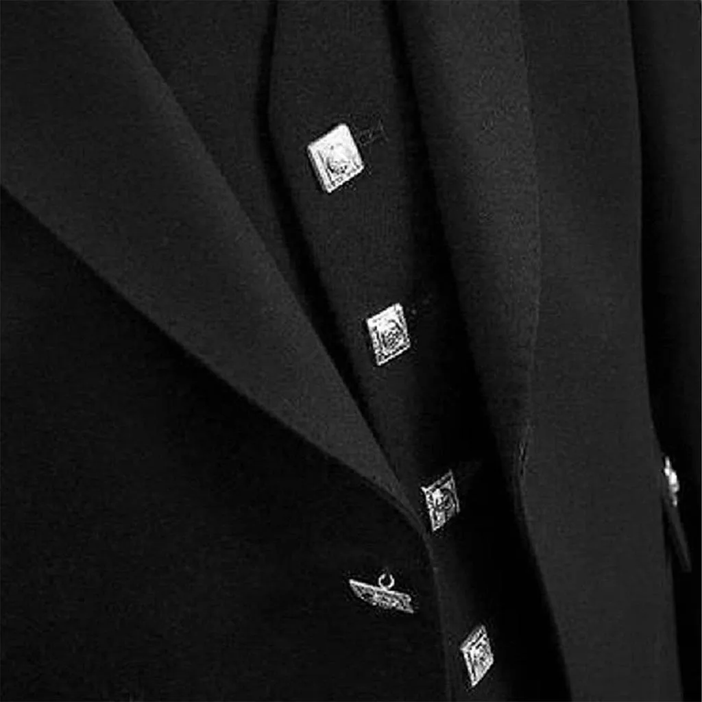 Argyle Jacket & Vest Black