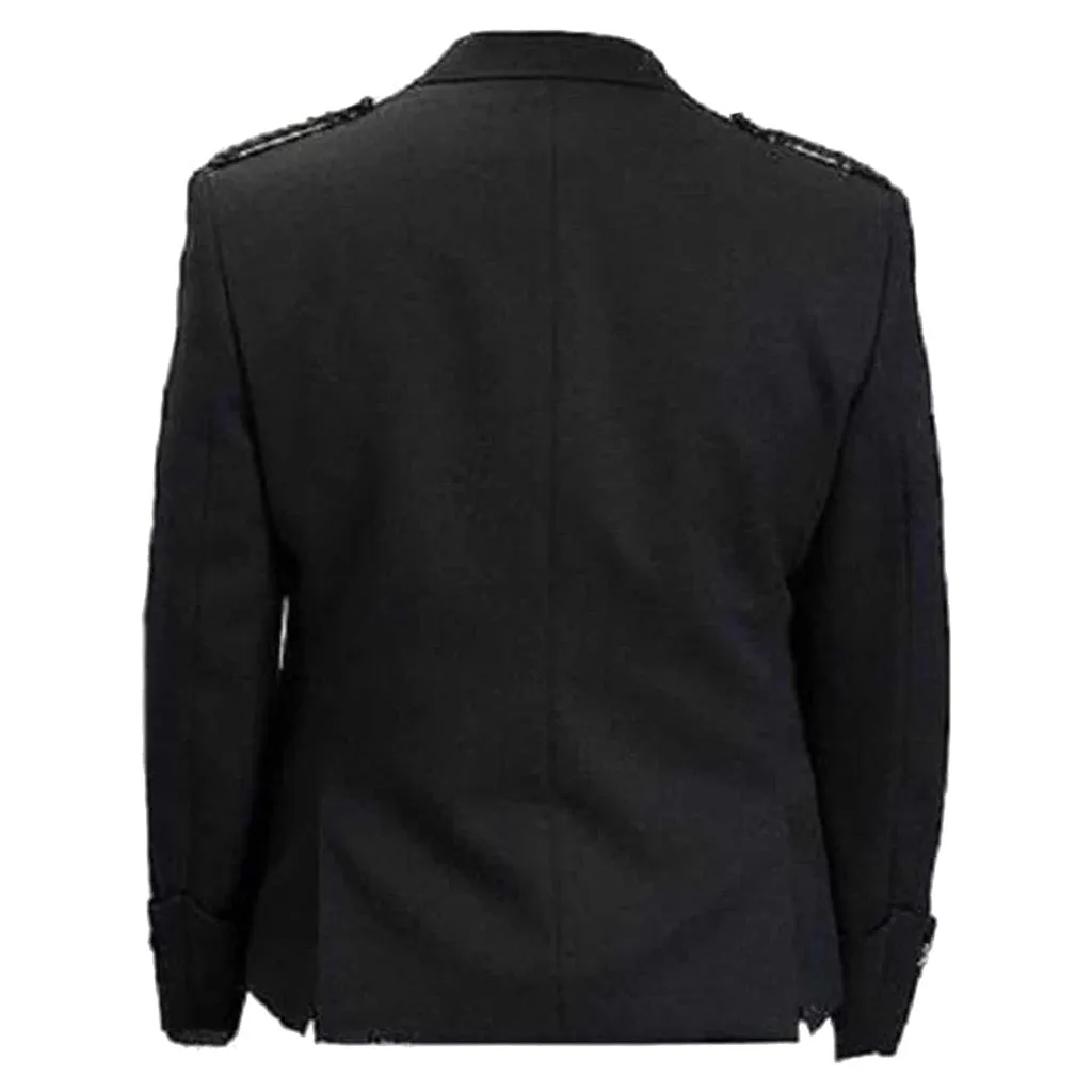 Argyle Jacket & Vest Black