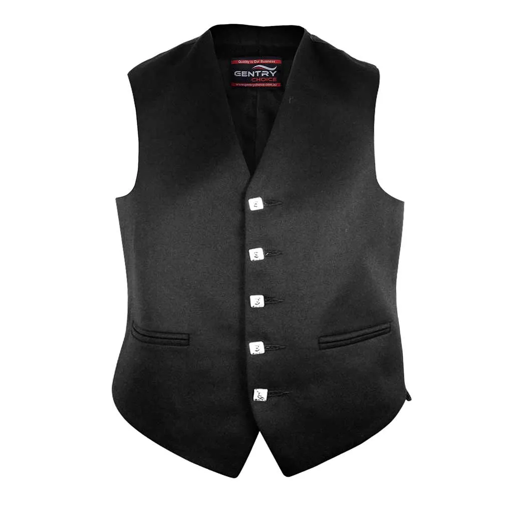 Argyle Jacket & Vest Black