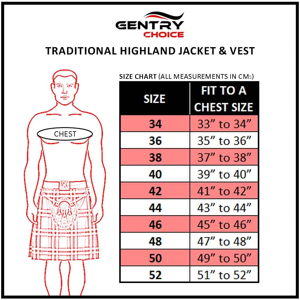Argyle Jacket & Vest Black