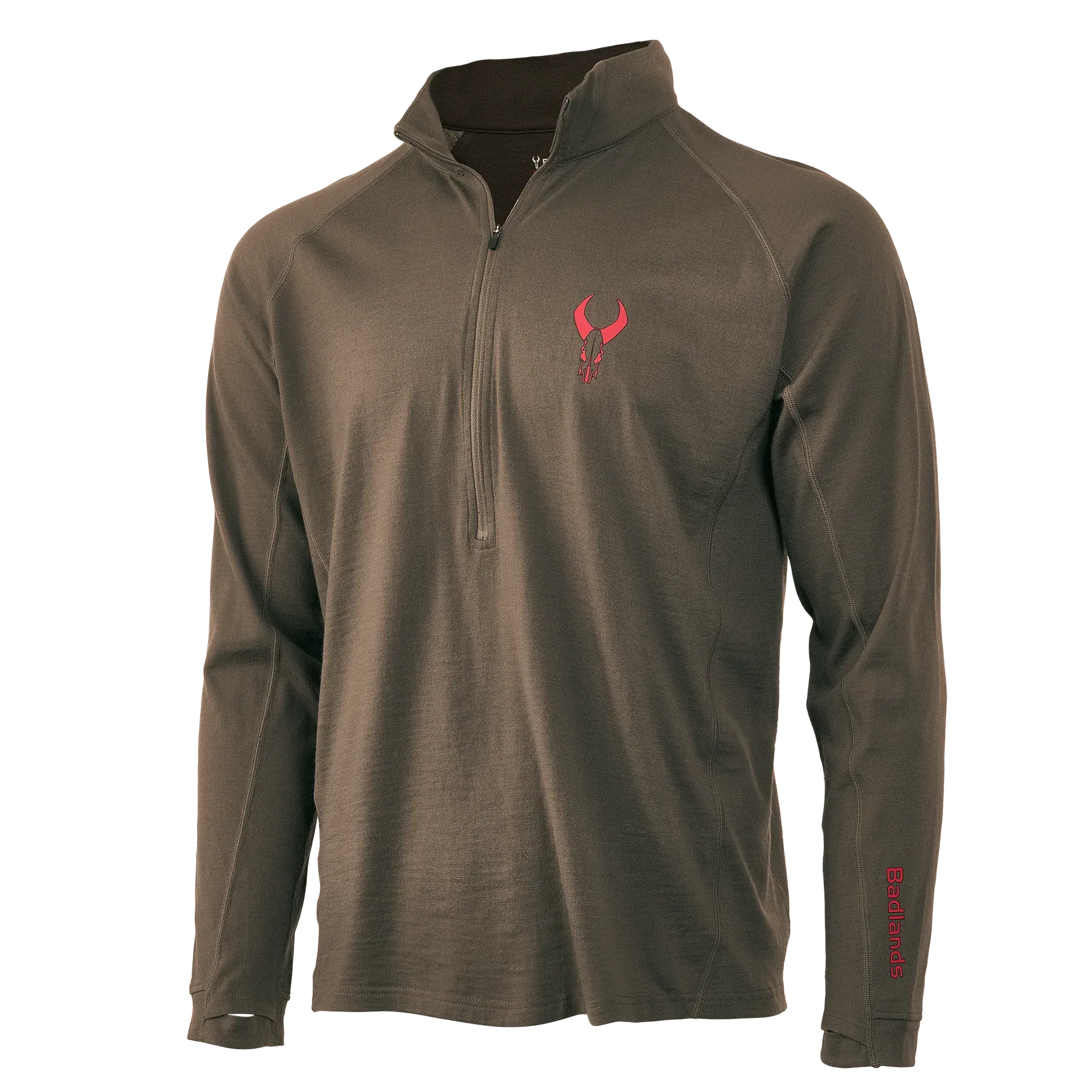 Badlands Pecora Midweight Merino 1/4- Zip