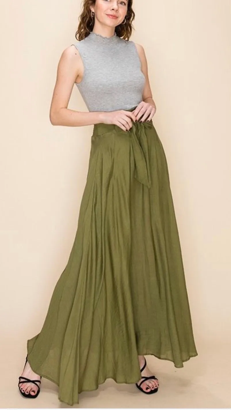 Beth Flowy Maxi Skirt