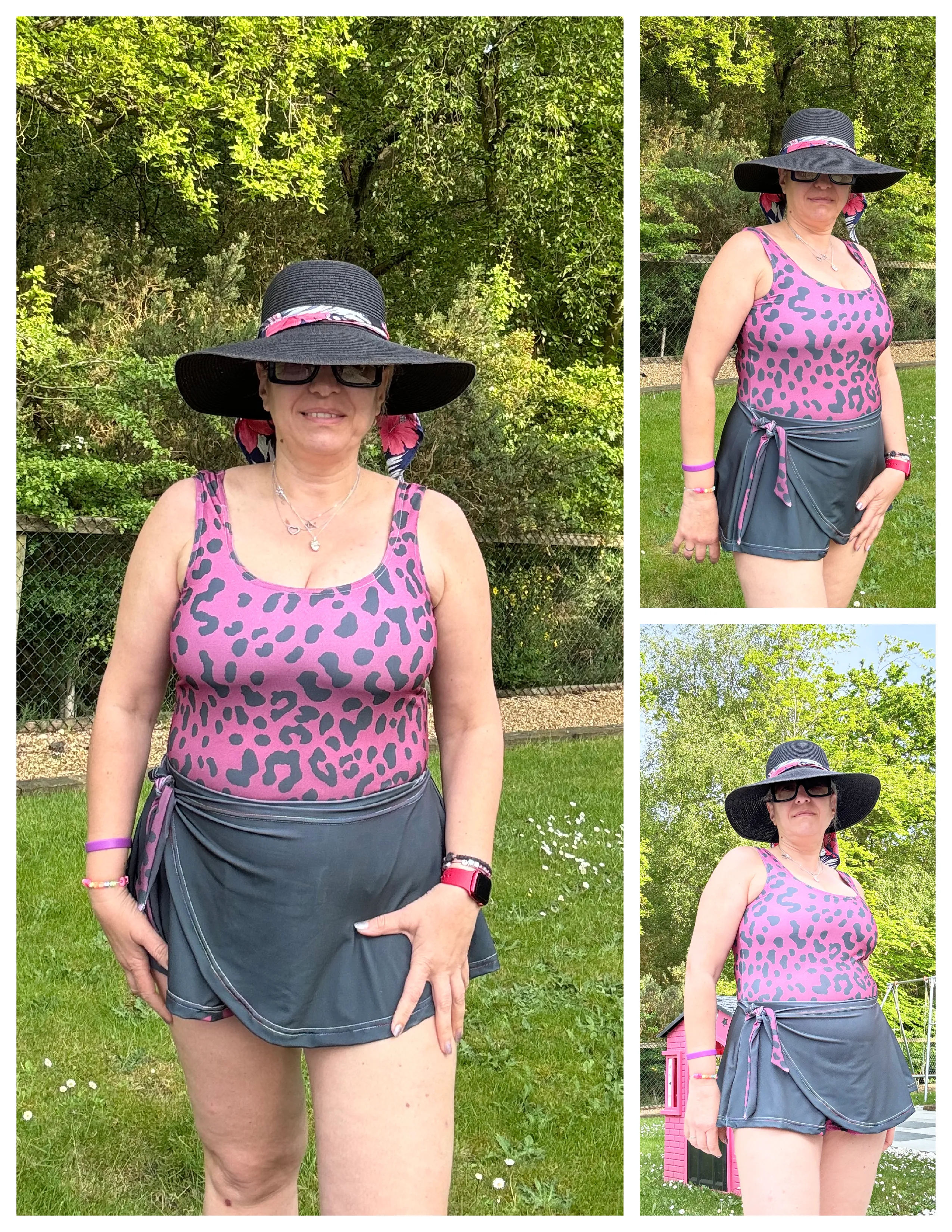 Candi Square Neck Swim Dress Pattern