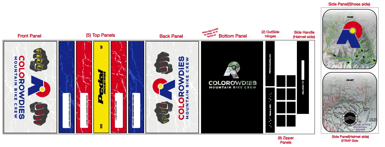 Colorowdies Mountain Bike Crew  RACEDAY BAG™