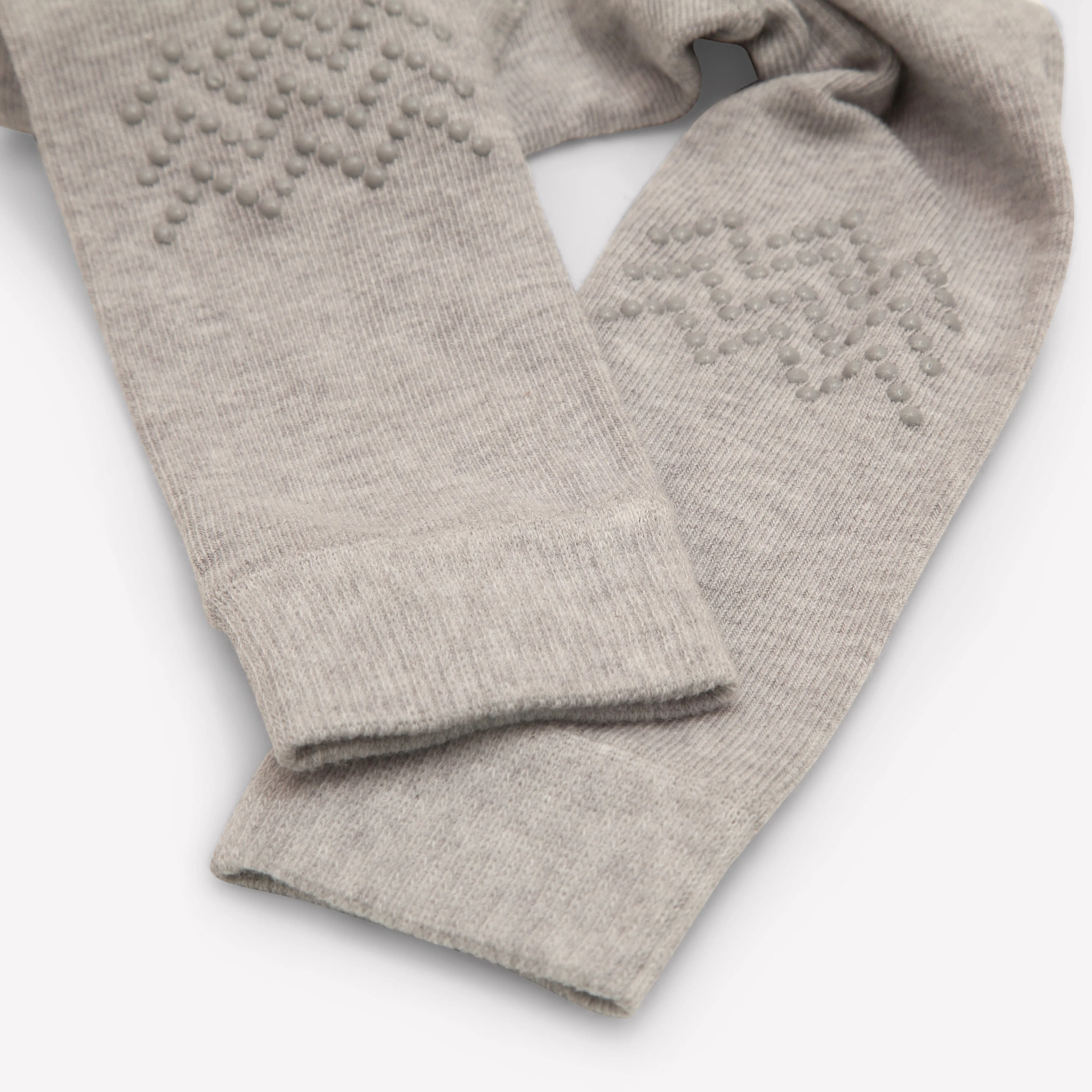 Crawling Leggings with non-Slip Knees - Grey