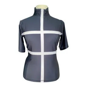 Equisk 'RideStraight Classix' Shirt in Navy - Women's Large