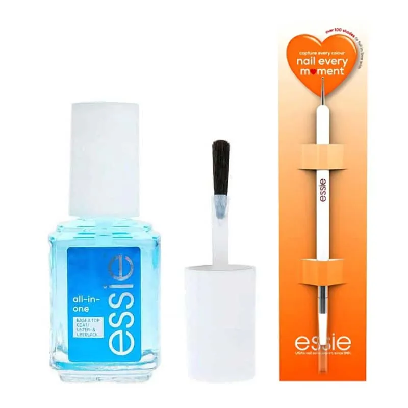 Essie All In One Base & Top Coat   FREE Double Sided Nail Tool