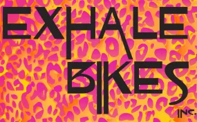 Exhale Bikes - Leopard Print -  RACEDAY BAG™