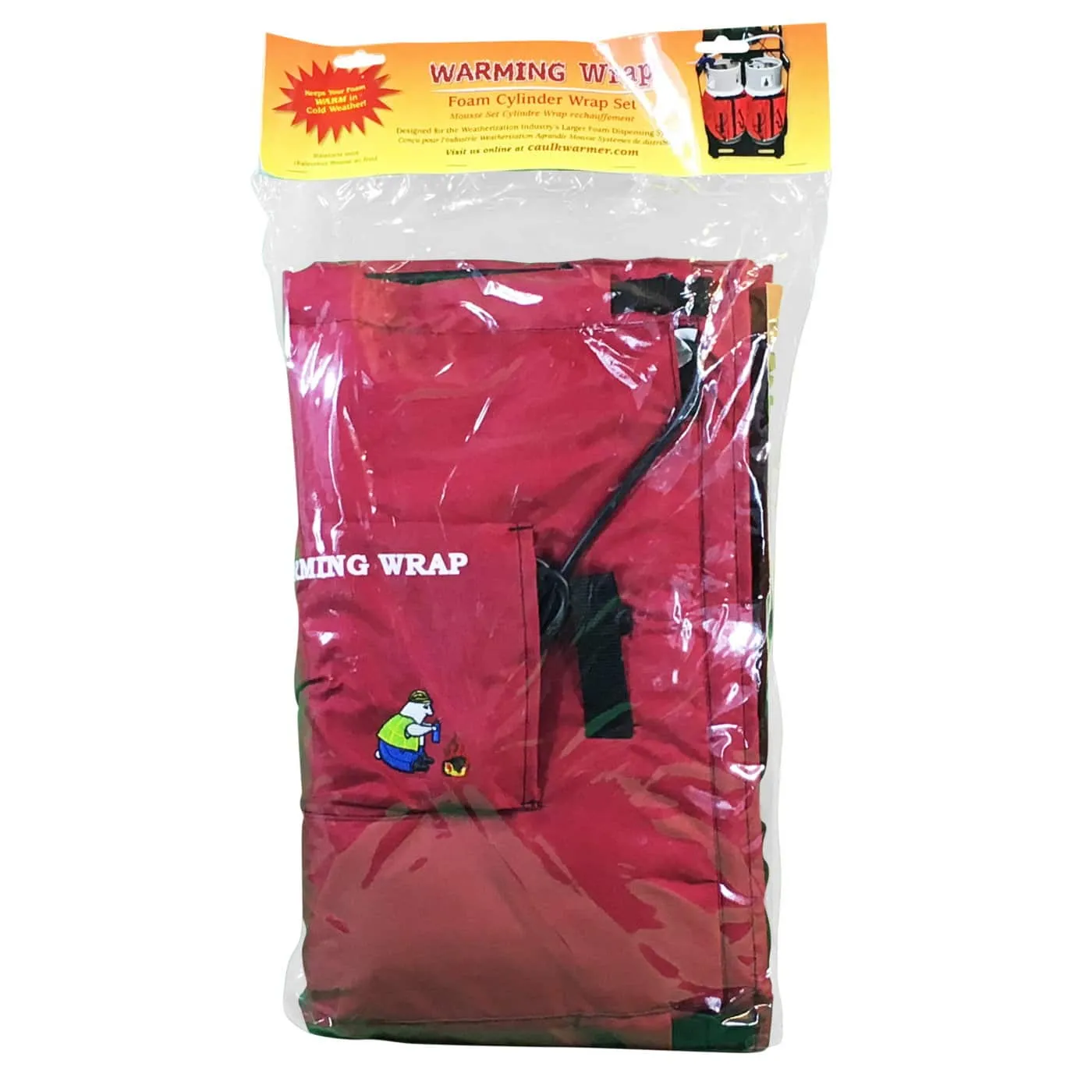 Foam Cylinder Heating Warming Wrap Set Tall for AB Units – 17 Gallon Tanks