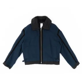 FW17 Wool Aviator Jacket Blue/Black 1 of 1 Sample