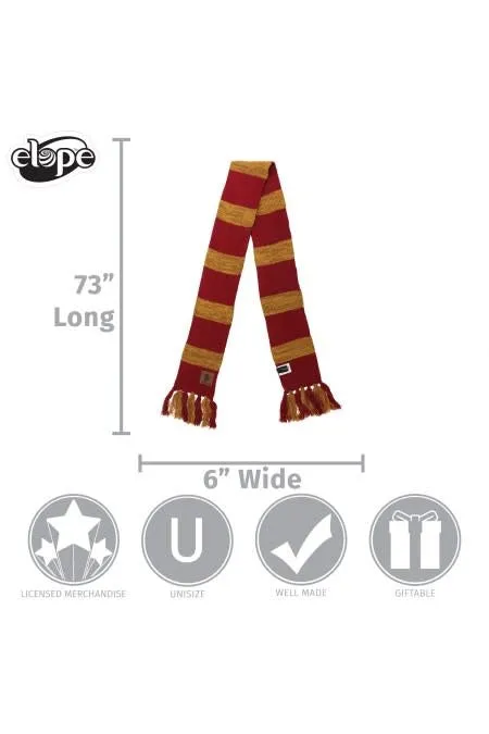 Harry Potter Gryffindor Heathered Knit Scarf