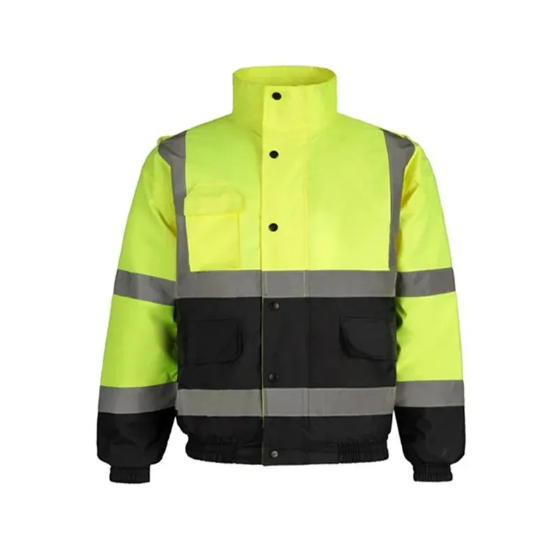 High Visibility  Reflective Bomber Jacket