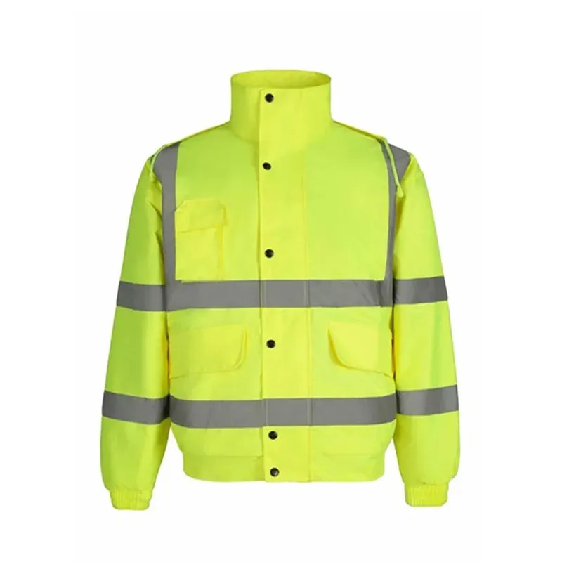 High Visibility  Reflective Bomber Jacket
