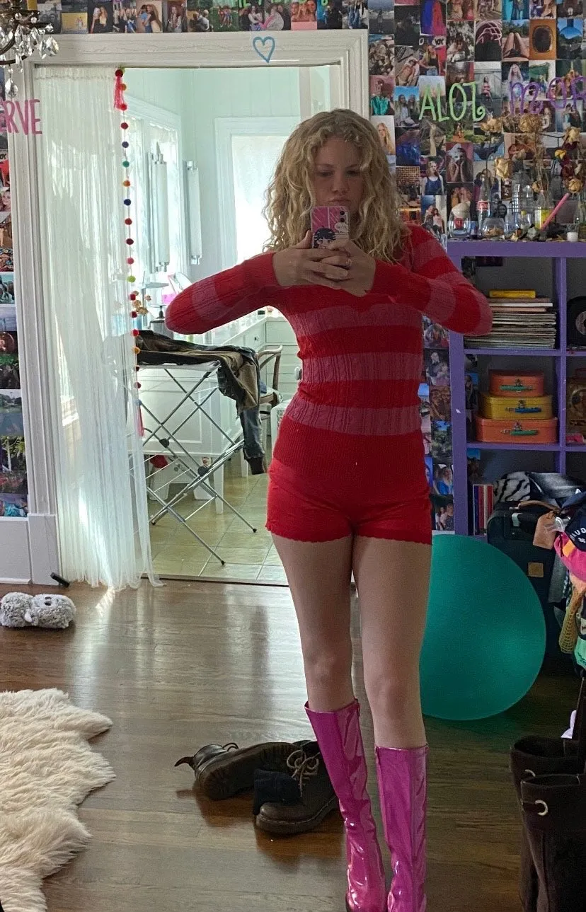 Hot Cherry Honey with Shorter Lace
