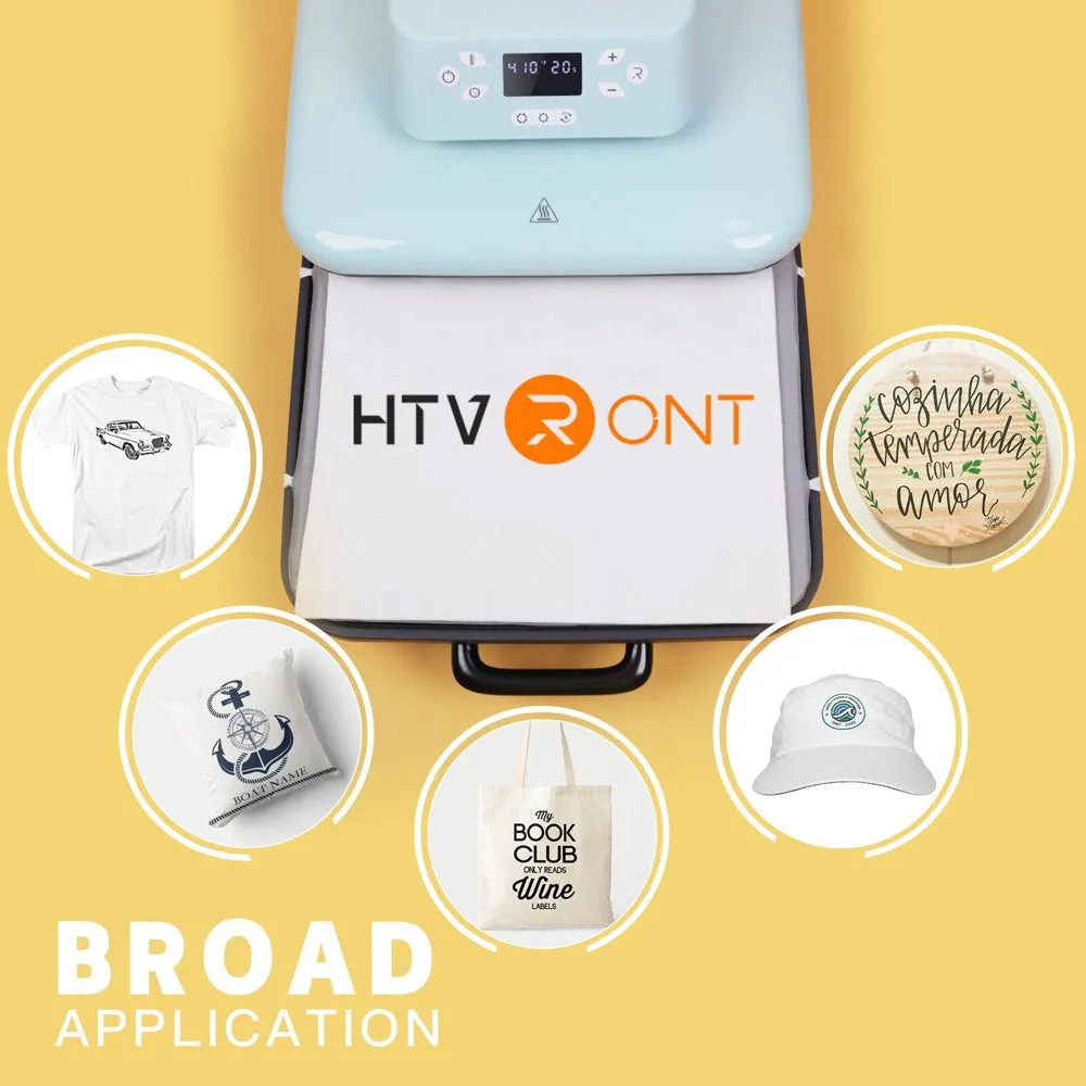 HTVRONT 15X15In Auto Heat Press Machine 10X10In Heat Press Machine Vinyl Cutting Machine