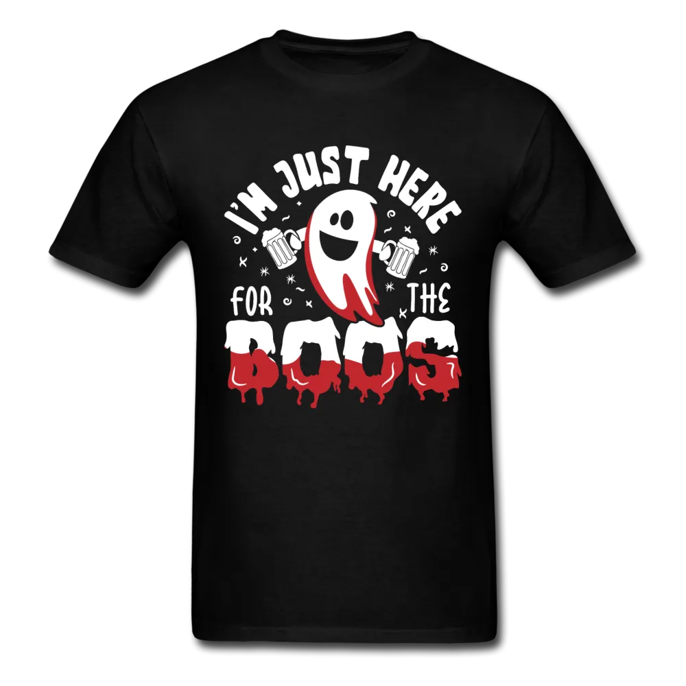 I'm Just Here For The Boos Men's Funny Halloween T-Shirt