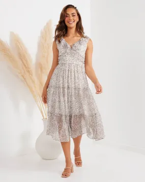 Laurel Dress - White Floral