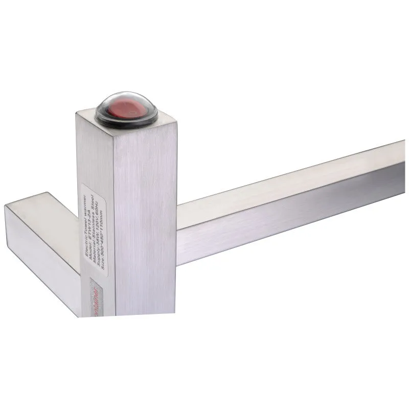 Magnus Series 4-Bar Stainless Steel Wall Mounted Electric Towel Warmer Rack