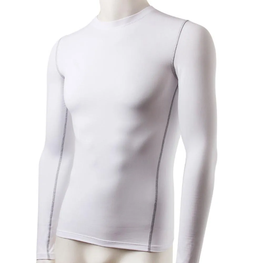 Men Plush Base Layer Long Sleeve Thermal T Shirt