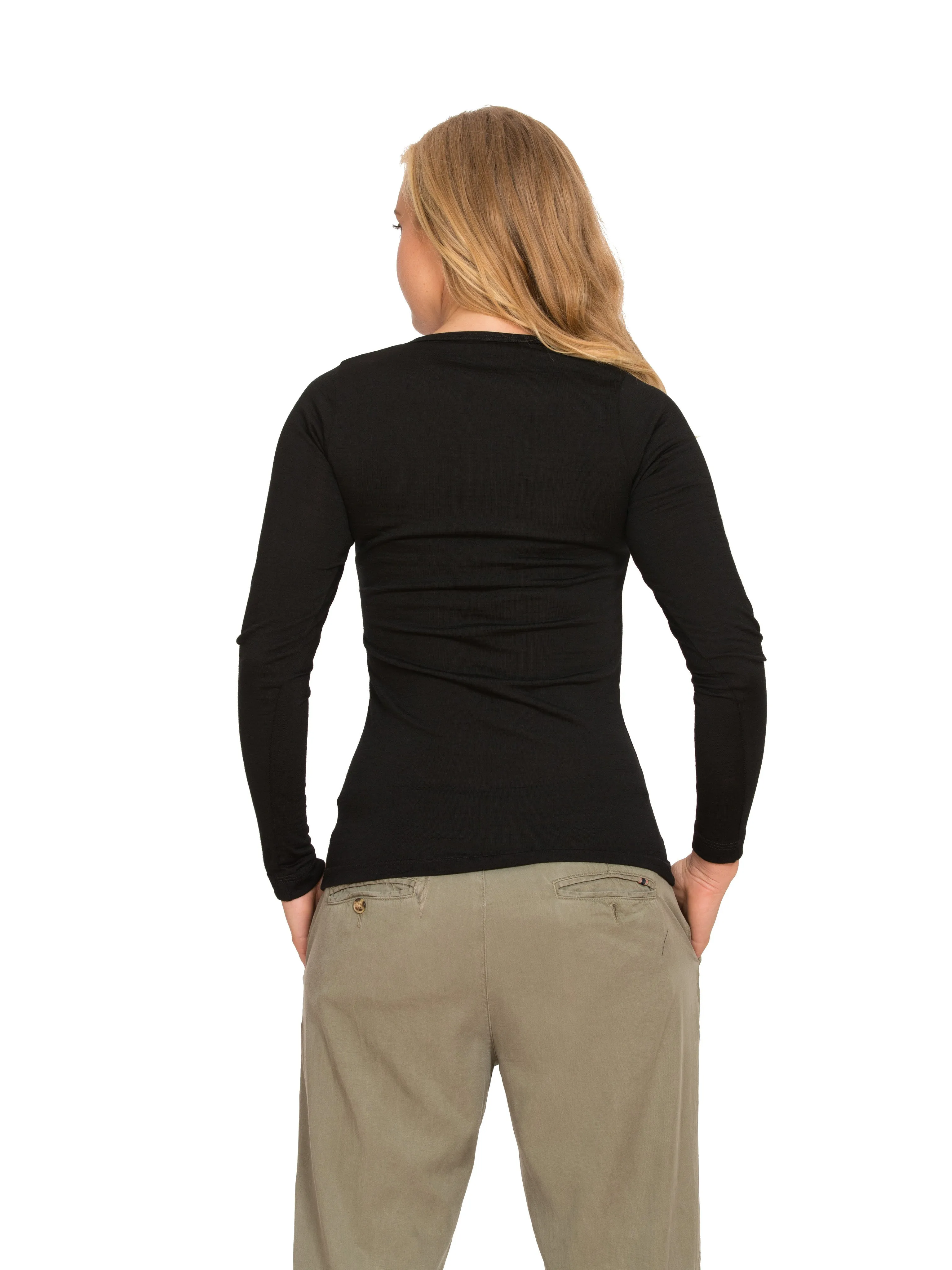 Merino Scoop Neck Top