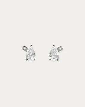 Pear Ear Jackets - Silver