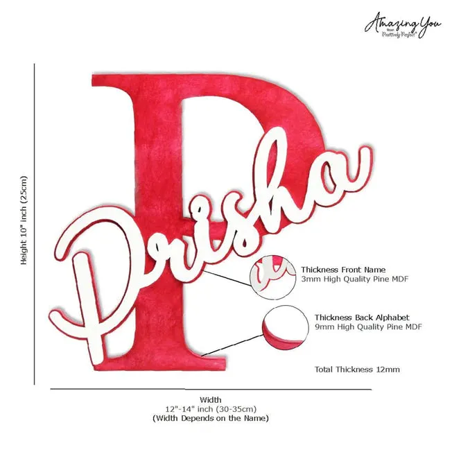 Personalised - AmazingYou, Name Art for the Walls, Magnificent Magenta(COD not Available)