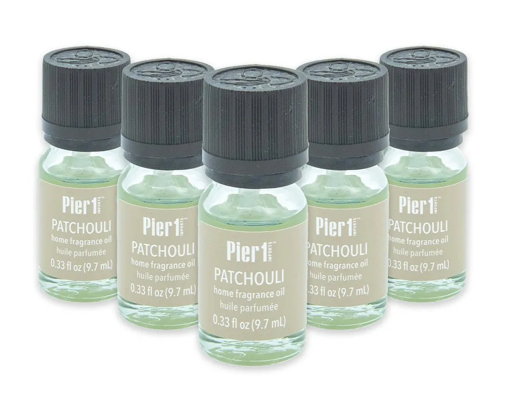 Pier 1 Set of 5 Patchouli Fragrance Oils