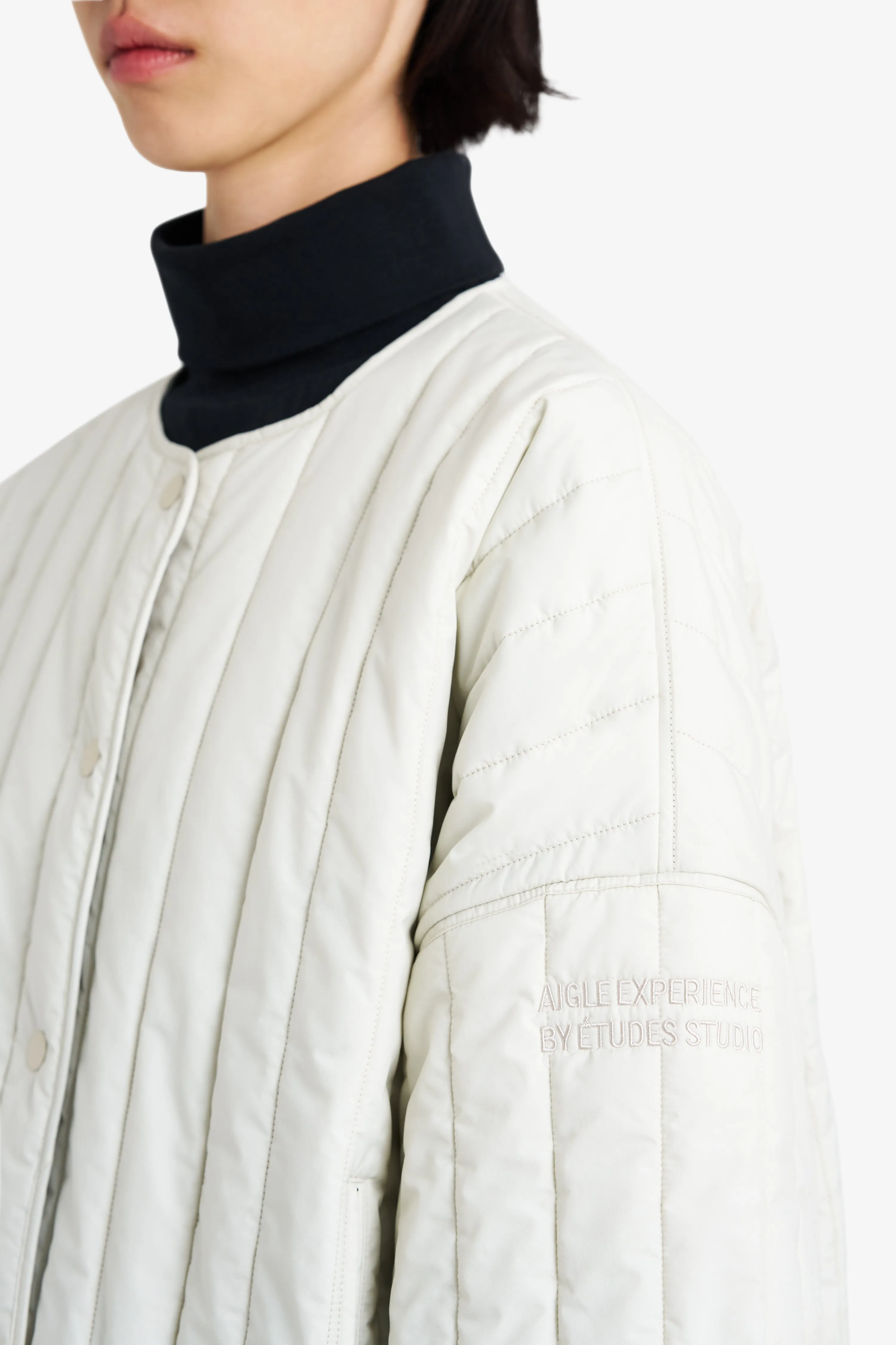 QUILTED GORE TEX WINDSTOPPER JACKET MOON