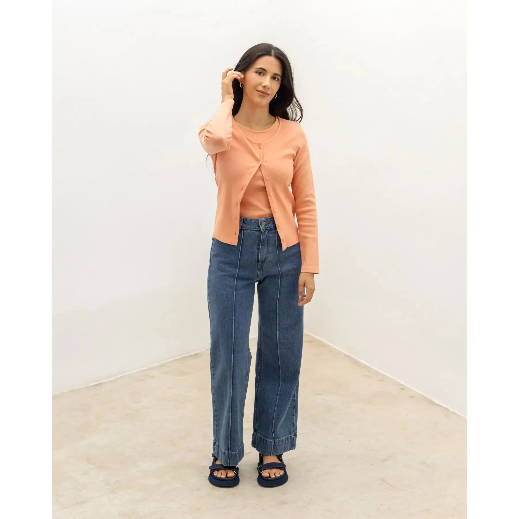 Rebeca Cardigan Apricot