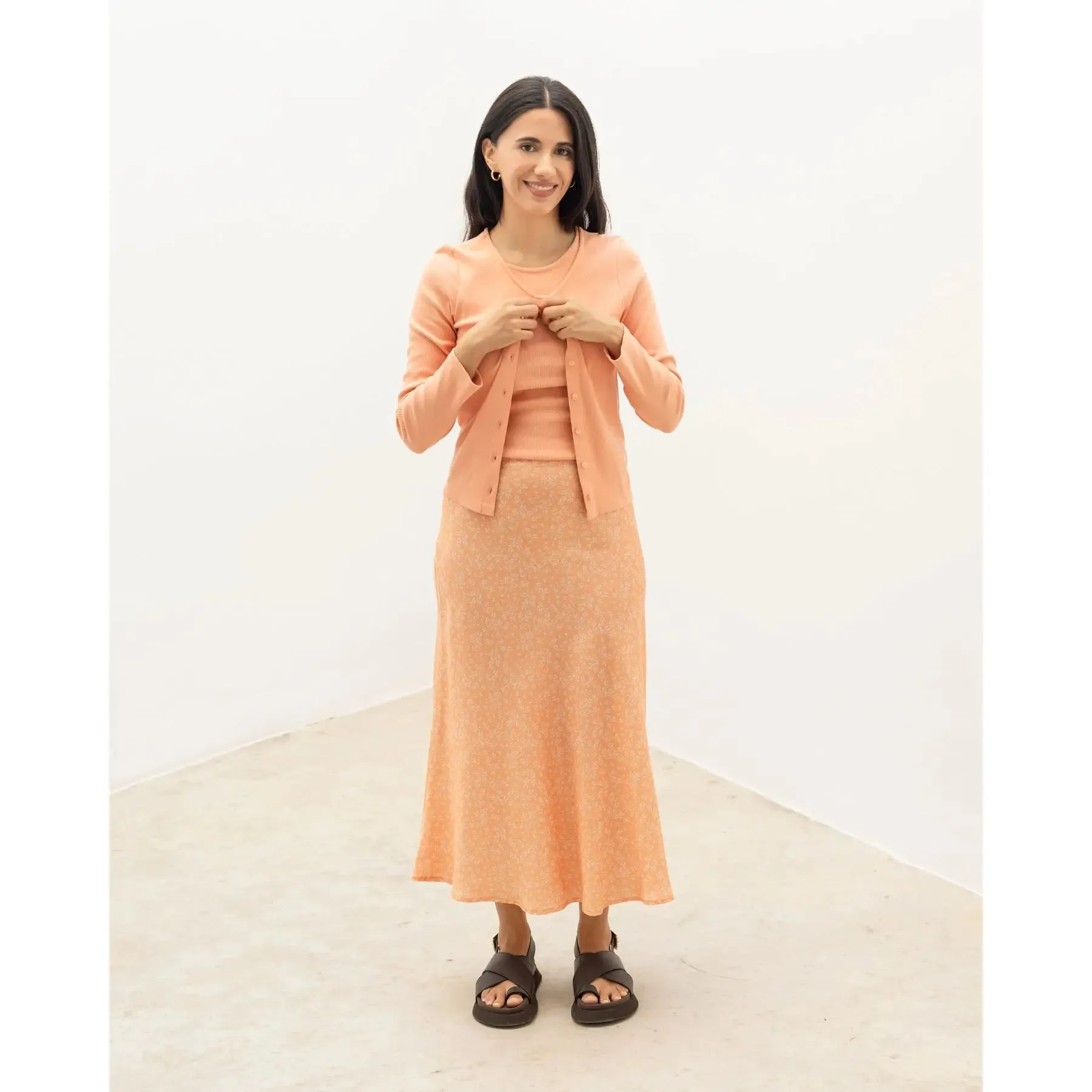 Rebeca Cardigan Apricot