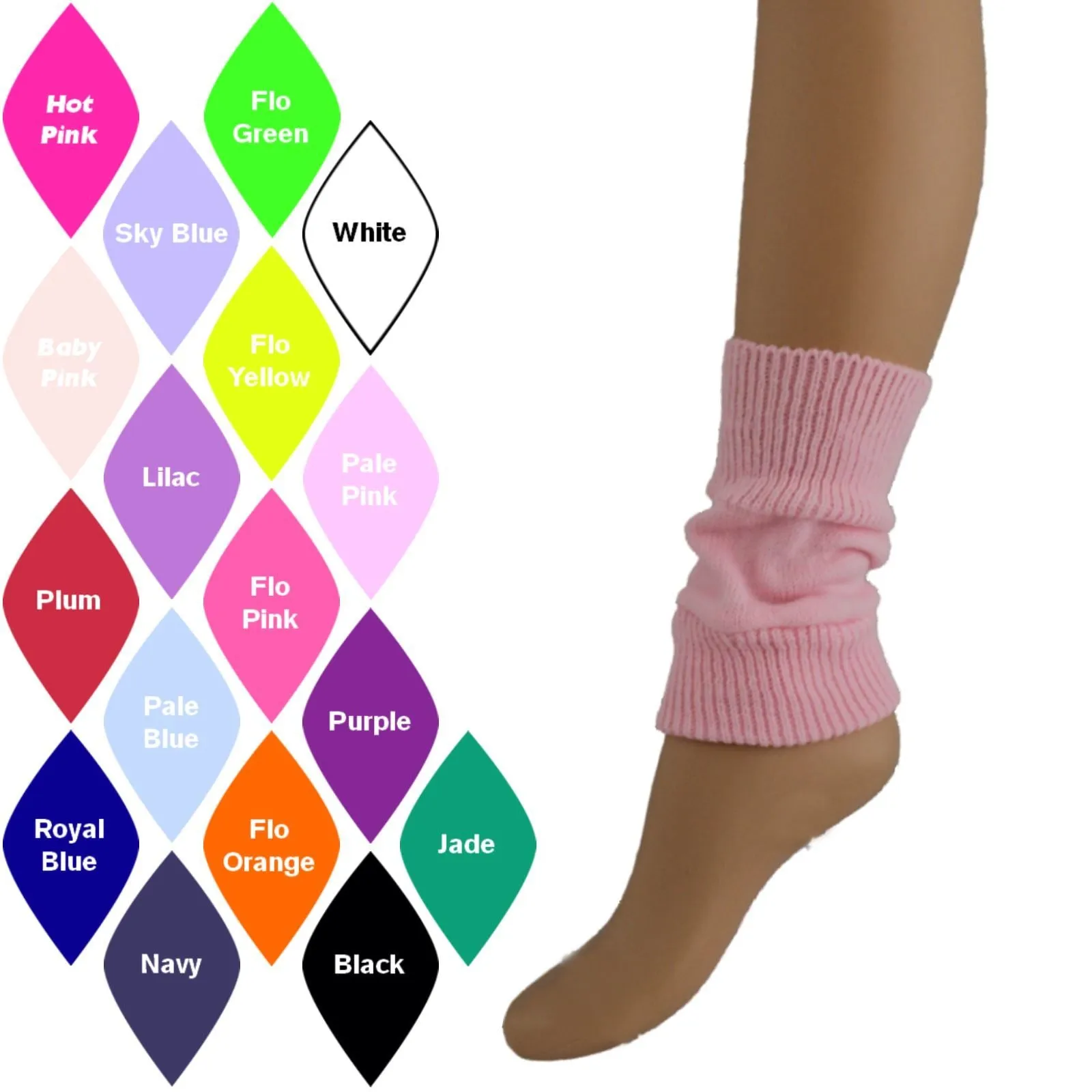 SALE - CAAW - 8" ACRYLIC ANKLE WARMERS