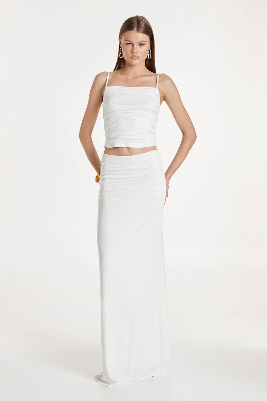 Scarlett Maxi Skirt | White