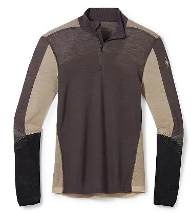 Smartwool Men's Intraknit™ Thermal Merino Base Layer Colorblock 1/4 Zip