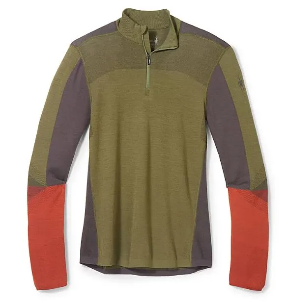 Smartwool Men's Intraknit™ Thermal Merino Base Layer Colorblock 1/4 Zip