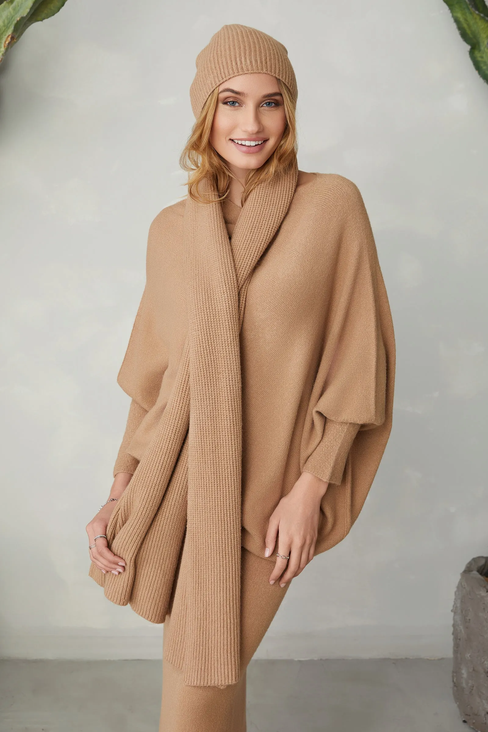 The Luca Chunky Rib Knit Scarf