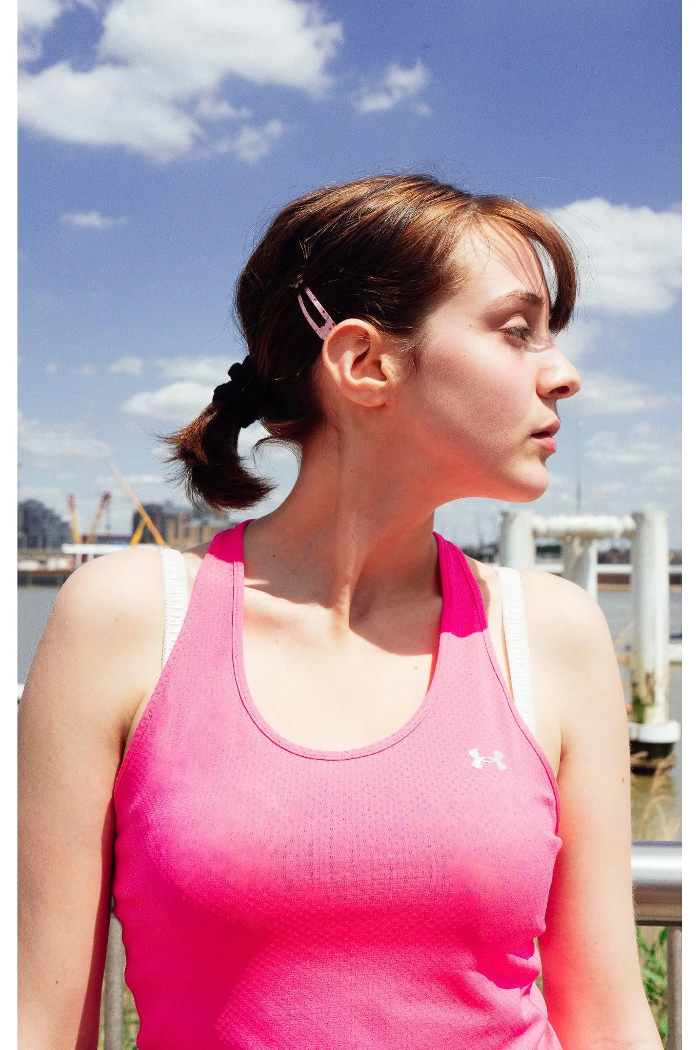 Under Armour HeatGear Armour Racer Tank Electric Pink