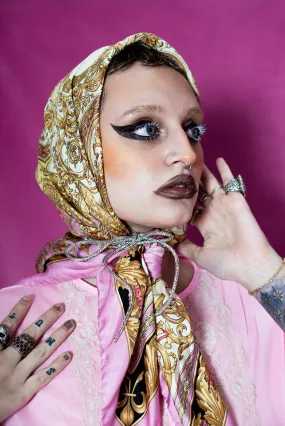 Versace silk scarf