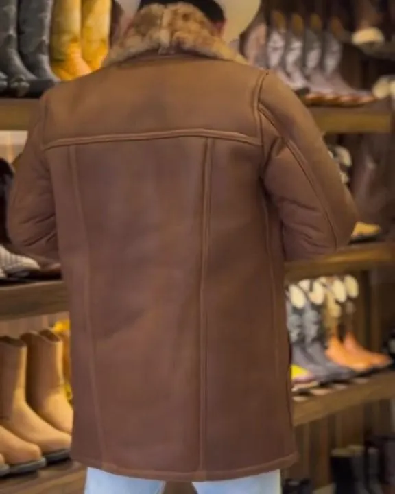 Winter premium cashmere cowboy jacket