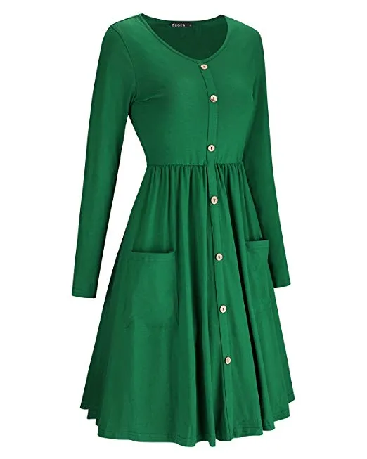 Women's Long Sleeve  Dress